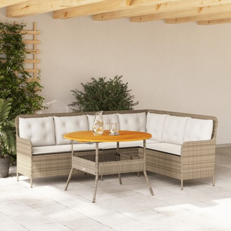 Set de sofás de jardín 2 pzas y cojines ratán sintético marrón de , Conjuntos de jardín - Ref: Foro24-3262094, Precio: 519,24...