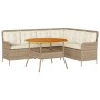 Set de sofás de jardín 2 pzas y cojines ratán sintético marrón de , Conjuntos de jardín - Ref: Foro24-3262094, Precio: 519,24...