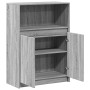 Aparador con LED madera de ingeniería gris Sonoma 72x34x100 cm de , Aparadores - Ref: Foro24-852164, Precio: 77,34 €, Descuen...