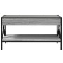 Mesa de centro con Infinity LED gris Sonoma 70x50x38 cm de , Mesas de centro - Ref: Foro24-847705, Precio: 93,11 €, Descuento: %