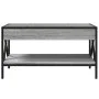 Mesa de centro con Infinity LED gris Sonoma 70x50x38 cm by , Coffee table - Ref: Foro24-847705, Price: 91,92 €, Discount: %