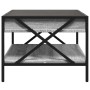Mesa de centro con Infinity LED gris Sonoma 70x50x38 cm de , Mesas de centro - Ref: Foro24-847705, Precio: 93,11 €, Descuento: %