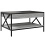 Mesa de centro con Infinity LED gris Sonoma 70x50x38 cm de , Mesas de centro - Ref: Foro24-847705, Precio: 93,11 €, Descuento: %