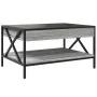 Mesa de centro con Infinity LED gris Sonoma 70x50x38 cm by , Coffee table - Ref: Foro24-847705, Price: 91,92 €, Discount: %