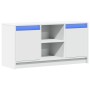 Mueble de TV con LED madera de ingeniería blanco 100x34x50 cm de , Muebles TV - Ref: Foro24-852187, Precio: 75,63 €, Descuent...
