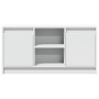Mueble de TV con LED madera de ingeniería blanco 100x34x50 cm de , Muebles TV - Ref: Foro24-852187, Precio: 75,63 €, Descuent...