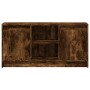 Mueble de TV LED madera ingeniería roble ahumado 100x34x50 cm de , Muebles TV - Ref: Foro24-852191, Precio: 81,60 €, Descuent...