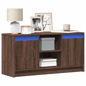 LED-TV-Möbel aus braunem Eichen-Ingenieurholz 100x34x50 cm. von , TV-Möbel - Ref: Foro24-852193, Preis: 85,10 €, Rabatt: %