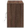 Mueble de TV LED madera ingeniería marrón roble 100x34x50 cm de , Muebles TV - Ref: Foro24-852193, Precio: 86,49 €, Descuento: %
