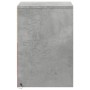 Mesita de noche luces LED 2 uds madera ingeniería gris hormigón de , Mesitas de noche - Ref: Foro24-852040, Precio: 90,02 €, ...