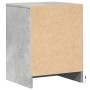 Mesita de noche luces LED 2 uds madera ingeniería gris hormigón de , Mesitas de noche - Ref: Foro24-852040, Precio: 90,02 €, ...