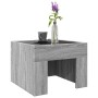 Mesa de centro con Infinity LED gris Sonoma 40x40x30 cm de , Mesas de centro - Ref: Foro24-847600, Precio: 66,32 €, Descuento: %