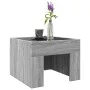 Mesa de centro con Infinity LED gris Sonoma 40x40x30 cm de , Mesas de centro - Ref: Foro24-847600, Precio: 65,28 €, Descuento: %