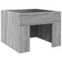 Mesa de centro con Infinity LED gris Sonoma 40x40x30 cm de , Mesas de centro - Ref: Foro24-847600, Precio: 65,28 €, Descuento: %