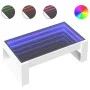 Mesa de centro con Infinity LED blanco 90x53x30 cm de , Mesas de centro - Ref: Foro24-847637, Precio: 95,05 €, Descuento: %