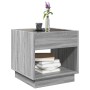 Mesa de centro con Infinity LED gris Sonoma 50x50x50 cm de , Mesas de centro - Ref: Foro24-847656, Precio: 85,32 €, Descuento: %
