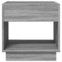 Mesa de centro con Infinity LED gris Sonoma 50x50x50 cm de , Mesas de centro - Ref: Foro24-847656, Precio: 85,32 €, Descuento: %