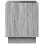 Mesa de centro con Infinity LED gris Sonoma 50x50x50 cm de , Mesas de centro - Ref: Foro24-847656, Precio: 85,32 €, Descuento: %
