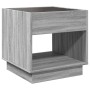 Mesa de centro con Infinity LED gris Sonoma 50x50x50 cm de , Mesas de centro - Ref: Foro24-847656, Precio: 85,32 €, Descuento: %