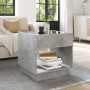 Mesa de centro con Infinity LED gris hormigón 50x50x50 cm de , Mesas de centro - Ref: Foro24-847654, Precio: 82,99 €, Descuen...