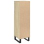 Armario de baño madera contrachapada roble Sonoma 30x30x100 cm de , Tocadores de baño - Ref: Foro24-849672, Precio: 55,20 €, ...