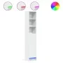 Aparador con luz LED madera de ingeniería blanco 36x32,5x200 cm de , Aparadores - Ref: Foro24-852124, Precio: 80,26 €, Descue...