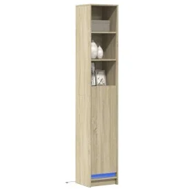 Sideboard mit LED-Beleuchtung, Eichenholz Sonoma, 36x32,5x200 cm. von , Sideboards - Ref: Foro24-852126, Preis: 77,83 €, Raba...