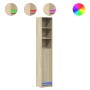 Aparador con LED madera ingeniería roble Sonoma 36x32,5x200 cm de , Aparadores - Ref: Foro24-852126, Precio: 78,78 €, Descuen...