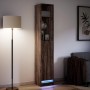 Aparador con LED madera ingeniería marrón roble 36x32,5x200 cm de , Aparadores - Ref: Foro24-852130, Precio: 83,64 €, Descuen...