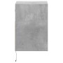 Mueble de TV de pared con luces LED gris hormigón 41x31x45 cm de , Muebles TV - Ref: Foro24-852319, Precio: 41,01 €, Descuent...