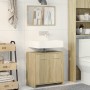 Set de muebles de baño 2 pzas madera contrachapada roble Sonoma de , Muebles de baño - Ref: Foro24-849605, Precio: 59,13 €, D...