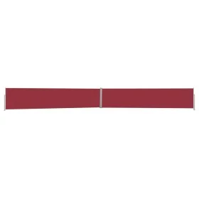 Retractable side awning for patio red 140x1200 cm by vidaXL, Umbrellas - Ref: Foro24-313392, Price: 91,92 €, Discount: %