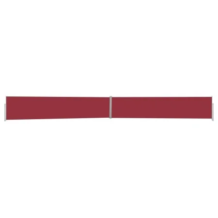 Toldo lateral retráctil para patio rojo 140x1200 cm de vidaXL, Sombrillas - Ref: Foro24-313392, Precio: 91,92 €, Descuento: %