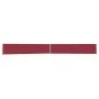 Toldo lateral retráctil para patio rojo 140x1200 cm de vidaXL, Sombrillas - Ref: Foro24-313392, Precio: 91,92 €, Descuento: %