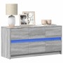 Mueble de TV con LED madera ingeniería gris Sonoma 100x34x50 cm de , Muebles TV - Ref: Foro24-852220, Precio: 106,71 €, Descu...