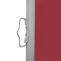 Toldo lateral retráctil para patio rojo 140x1200 cm de vidaXL, Sombrillas - Ref: Foro24-313392, Precio: 91,92 €, Descuento: %