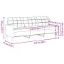 Sofá de 3 plazas con cojines tela gris claro 210 cm by , Sofas - Ref: Foro24-3278201, Price: 294,30 €, Discount: %