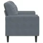Sofá de 2 plazas con cojines terciopelo gris oscuro 140 cm de , Sofás - Ref: Foro24-3278220, Precio: 220,79 €, Descuento: %