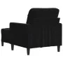 Sessel mit Hocker aus schwarzem Samt, 60 cm. von , Sofas - Ref: Foro24-3278262, Preis: 233,81 €, Rabatt: %