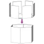 Jardinera hexagonal acero gris antracita 46x40x45 cm de , Maceteros y jardineras - Ref: Foro24-851112, Precio: 49,09 €, Descu...