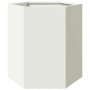 Jardinera hexagonal acero blanco 46x40x45 cm de , Maceteros y jardineras - Ref: Foro24-851110, Precio: 50,06 €, Descuento: %