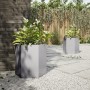 Jardineras hexagonales 2 uds acero inoxidable 46x40x45 cm de , Maceteros y jardineras - Ref: Foro24-851119, Precio: 68,92 €, ...