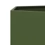 Jardinera hexagonal de acero verde oliva 69x60x45 cm de , Maceteros y jardineras - Ref: Foro24-851125, Precio: 57,46 €, Descu...