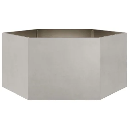 Jardinera hexagonal de acero inoxidable 104x90x45 cm de , Maceteros y jardineras - Ref: Foro24-851133, Precio: 101,47 €, Desc...