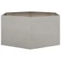 Jardinera hexagonal de acero inoxidable 104x90x45 cm de , Maceteros y jardineras - Ref: Foro24-851133, Precio: 101,47 €, Desc...