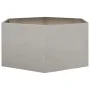 Jardinera hexagonal de acero inoxidable 104x90x45 cm de , Maceteros y jardineras - Ref: Foro24-851133, Precio: 101,47 €, Desc...
