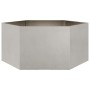 Jardinera hexagonal de acero inoxidable 104x90x45 cm de , Maceteros y jardineras - Ref: Foro24-851133, Precio: 104,14 €, Desc...