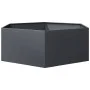 Jardinera hexagonal acero gris antracita 138x120x45 cm de , Maceteros y jardineras - Ref: Foro24-851138, Precio: 92,78 €, Des...