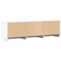 Mueble de TV con LED madera de ingeniería blanco 140x34x40 cm de , Muebles TV - Ref: Foro24-852243, Precio: 98,69 €, Descuent...