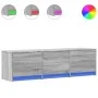 Mueble de TV madera ingeniería gris Sonoma 140x34x40 cm de , Muebles TV - Ref: Foro24-852248, Precio: 98,66 €, Descuento: %
